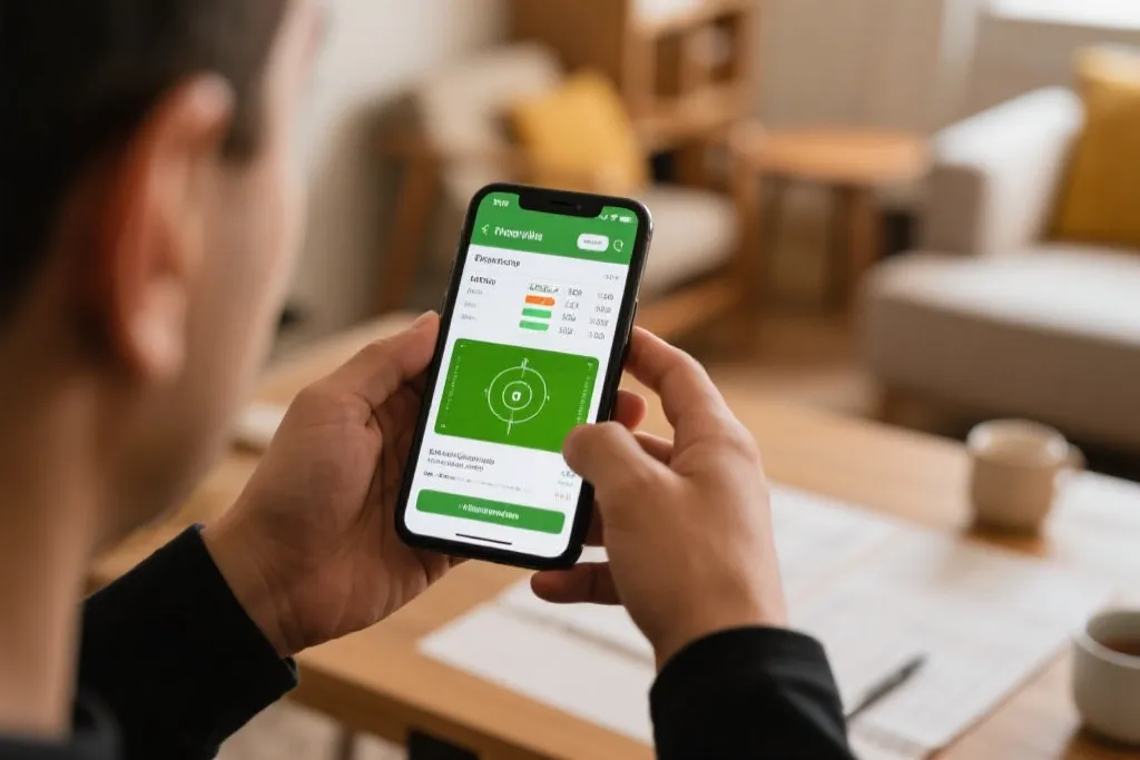 手持智能手机分析赛事数据